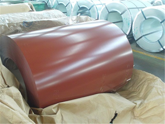 중국 뜨거운 복각 갈바륨 색깔은 강철 코일 열 절연제 15um - 25um PVDF를 입혔습니다 협력 업체