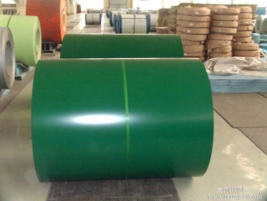 중국 강철 코일, ASTM HDP 페인트 GI 강철 코일이 입힌 녹색/백색 색깔에 의하여 직류 전기를 통했습니다 협력 업체